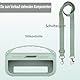 BCWEGION Silikonhülle Tragetasche Case für Bose SoundLink Flex 2.Gen Lautsprecher, tragbarem weich Silikon Schutzhülle mit Karabiner und Schultergurt (hülle für Gen1/2, Lautsprecher Nicht enthalten)
