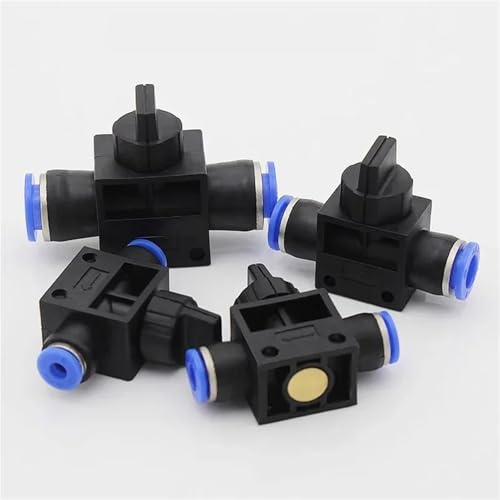 Raccord pneumatique HVFF de 10mm connecteur rapide tuyau contrôleur de pression d'air