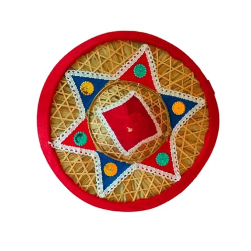 Handmade Traditional Bamboo Assamese Fulam Japi Hat | Wall Hanging for Home Decoration Cultural Symbol