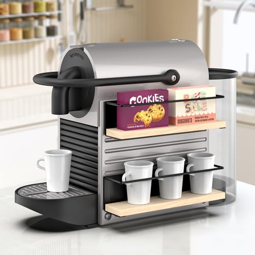 Vinsani 2 Pack Magnetic Spice Rack – Strong Magnet Herb & Jar Holder | Hanging Rack Wall Mounted No Drill Spice Organiser with Solid Wood Shelf, Modern Minimalist Design – 29.5 x 6.5 x 8cm - Image 3