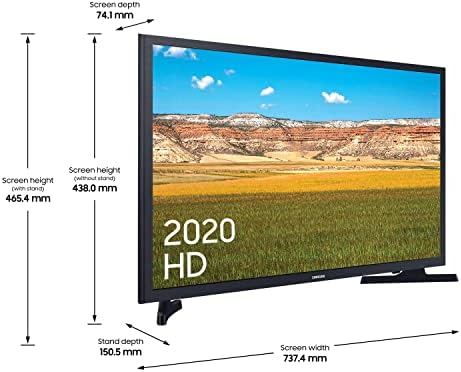 Samsung 32 Inch T4300 LED HDR Smart TV - Smart TV With Contrast Enhancer, Ultra Clean View & Purcolour Image Technology Built-In, HDMI, USB & Bluetooth Connect, Easy To Set Up, App Connectivity