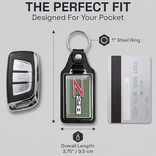 Image of Brotherhood Car Key Chain for Camaro - Classic Models Keychain for Men and Women Gift Key Ring - -