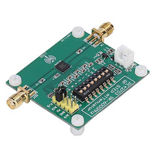 dc 5v attenuator module pe43703 digital rf attenuator module 9k4ghz bandwidth 025db to 3175db programmable gain attenuator board