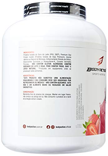 Whey Isolate Definition Morango, BodyAction, 2000g