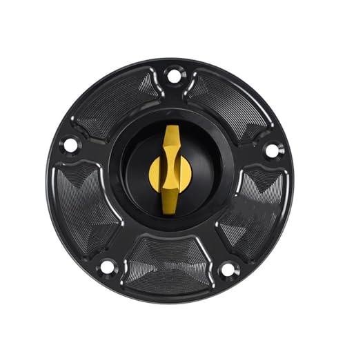 Bouchon de réservoir sans clé pour Kawasaki Z750 Z800 ZX6R doré
