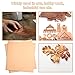 2Pcs Pure Copper Sheet 12 x 12 Inch (11.8Inch) 24 Gauge/0.5mm Metal Copper Plate Film Attached Copper Plates for Crafts, Jewelry, Repair, Electrical, Industry