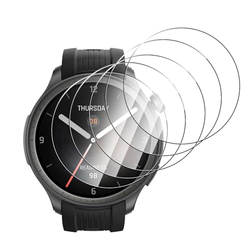 Natbok 5 Pack Tempered Glass for Amazfit Balance Smart Watch