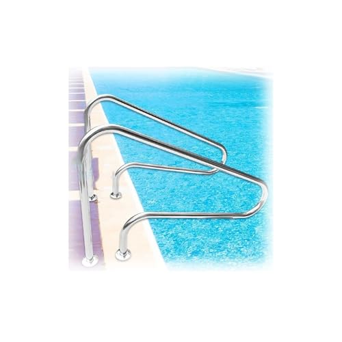 Main courante de piscine pour éviter les glissades, rambarde inox sécurisée 1250 mm
