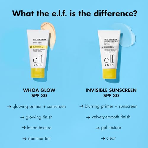 Image of e.l.f. SKIN Suntouchable Invisible SPF 35, Lightweight, Gel-based Sunscreen For A Smooth Complexion, Doubles As A Makeup Primer, Vegan & Cruelty-Free, Packaging May Vary (Pack of 2)