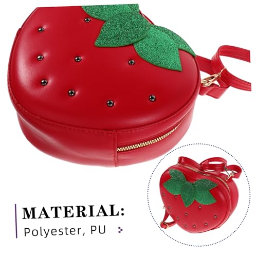 Sac à main fraise pour l'école et sorties de loisirs