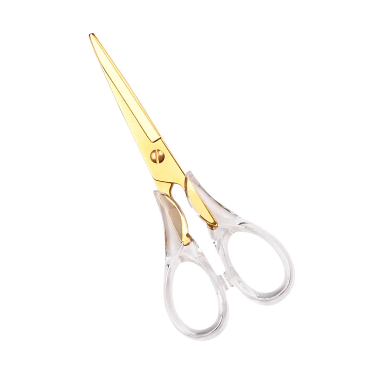 SHINEOFI 2pezzi Forbici Da Cucito Multifunzione Inossidabile Con Manico Trasparente Per Ufficio e Hobby Creativi Per Tessuti e Filo Colore Casual Variabile