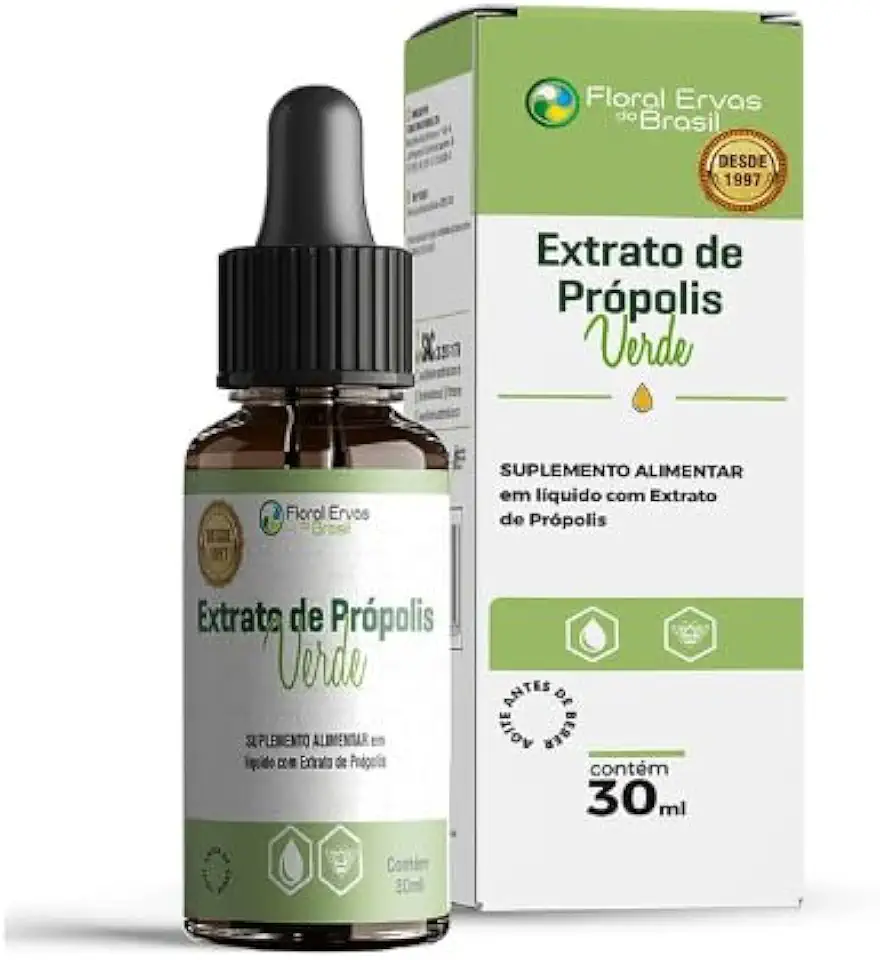 Extrato de própolis verde 30ml Floral ervas do Brasil