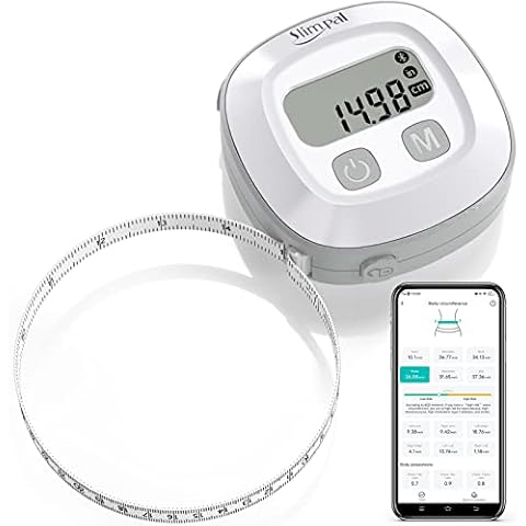 Slimpal Body Tape Measure, Tool for Monitoring Body Fat, Measuring Tape for Body, Digital Smart Retractable Measuring Tape for Accurately Measuring BMI Fitness Body Shape and Weight-Loss Cover