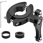 Aluminum Road Bike Bottles Cage Mount Adapter, Bilateral Fixation Water Bottle Cage Clamp Mount Bicycle Bottle Holder Bracket,Easy to Install on Handlebar Seat Post for Baby Stroller