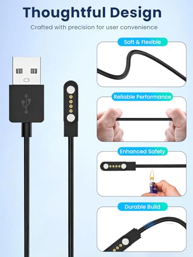 Cable de carga para auriculares con adaptador Tipo C y carcasa ABS 4