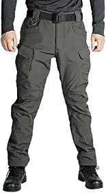 Calça cargo masculina forrada com lã, impermeável, quente, espessa, para o inverno, para escalada, acampamento, montanhismo