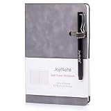 JoyNote Journal Notebooks, A5 College Ruled Journal with Pen Holder, Thick Paper Soft Cover Notebook