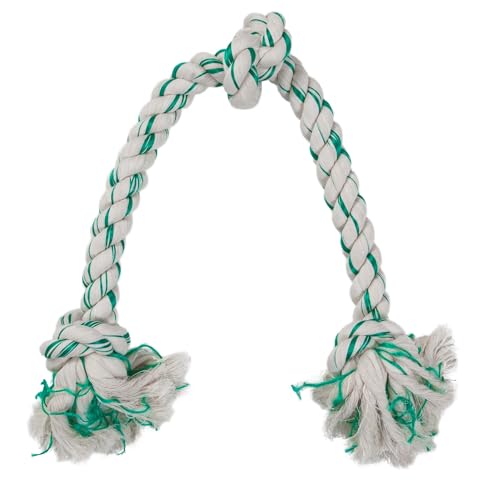 Booda Fresh N Floss 3 Knot Tug Rope Dog Toy, X-Large,...