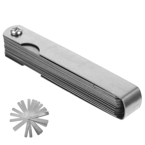 LIFKOME Galga De Espesores De Calibres De Radio Herramienta De Medición De De Válvulas Medidor De Altura De Cuerdas