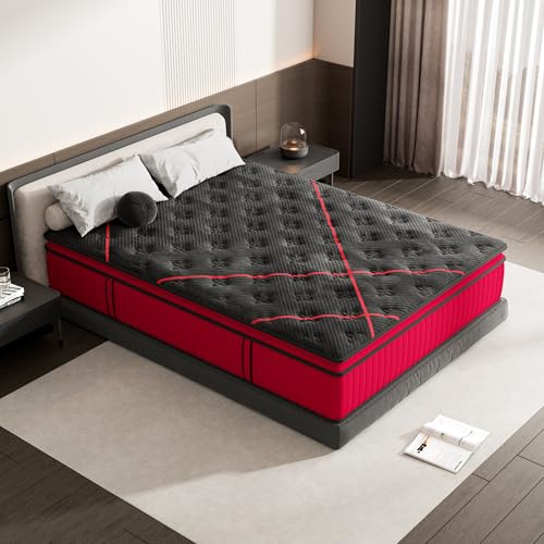 DEWINNER Materasso 140x200 Ibrido (molle insacchettate) 30 cm, 7-zone, rigidità H3/H4