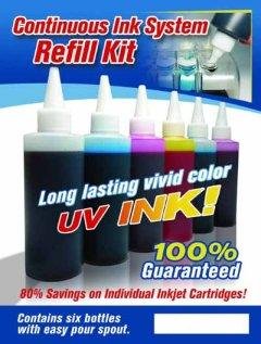 Ink Refill Set for (CIS and Refillable Cartridges for Epson Printers Using 98, 99 Ink : Artisan 700, 710, 725, 730, 800, 810 ,835, 837)