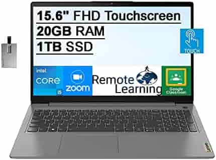 Amazon Com 21 Lenovo Ideapad 3 15 6 Fhd Touchscreen Laptop Computer Intel Core I5 1135g7 gb Ram 1tb Pcie Ssd Backlit Keyboard Iris Xe Graphics Hd Webcam Dolby Audio Win 11s Grey 32gb Usb