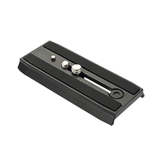 Cayer QR120 Universal QR Plate Replacement with 1/4 inch and 3/8 inch Mounting Screws for k3 K6 H6 K10 Fluid Head