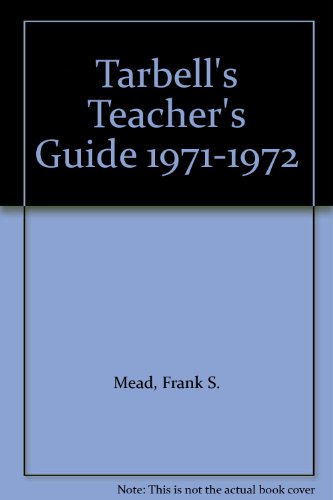 Tarbell's Teacher's Guide 1971-1972 0800704509 Book Cover