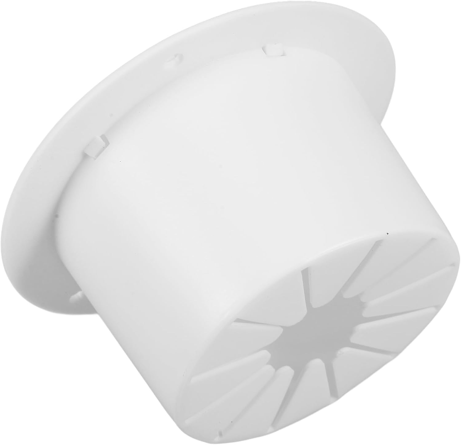 Rv Electrical Cable Hatch Organizer with Screws, White Circular Power Cord Cover for Trailer and Camper, Heavy-Duty Rv Cable Management Accessory