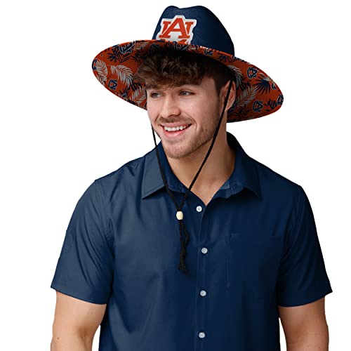 Image of FOCO Auburn Tigers NCAA Team Color Straw Hat