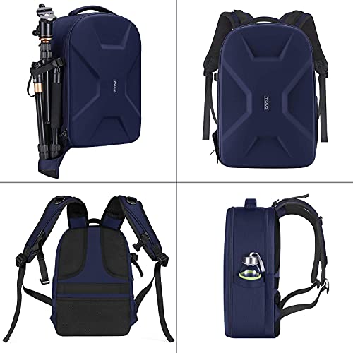 Image of MOSISO Camera Backpack, Photography Camera Bag 15-16 inch Waterproof Hardshell Case with Tripod Holder&Laptop Compartment