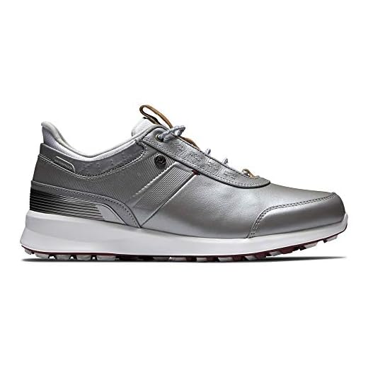 FootJoy Women's Stratos Previous Season Style Golf Shoe, Grey, 8