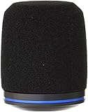 SHURE A57AWS - Parabrisas de espuma con bloqueo para BETA 57 y BETA 57A, Negro