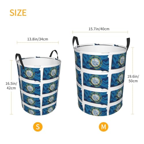 Panier à linge haut pour organiser les couvertures de chambre à coucher