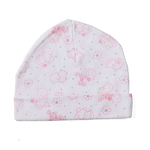 Newborn Baby Soft Cotton Organic Cap and Mitten Set Sunny Hats for Hospital Baby Boy and Girl(0-6 Months)4