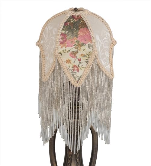 7"W Fabric & Fringe Tulip Shade