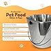 Advance PET Products 6 Quart Heavy Duty Stainless Steel Flat Side Bucket | Durable Food & Water Pail for Dogs, Cats, Kennels, Cages and Critter Crates | Multi-Purpose Bucket