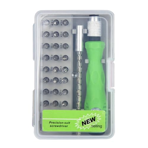 Kit de destornilladores de computadora, juego de herramientas de precisión portátiles 32 en 1, kit de destornilladores para PC, teléfono móvil, consola de juegos, gafas, batería, coche, camión
