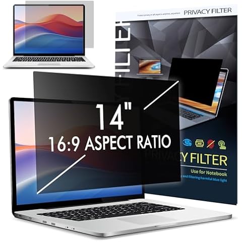 LAMA 14 Inch Laptop Privacy Screen Protector Cover
