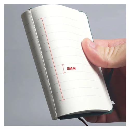 Carnet A7 mini bloc notes de voyage bleu foncé lot de 3 pièces multicolores - 7