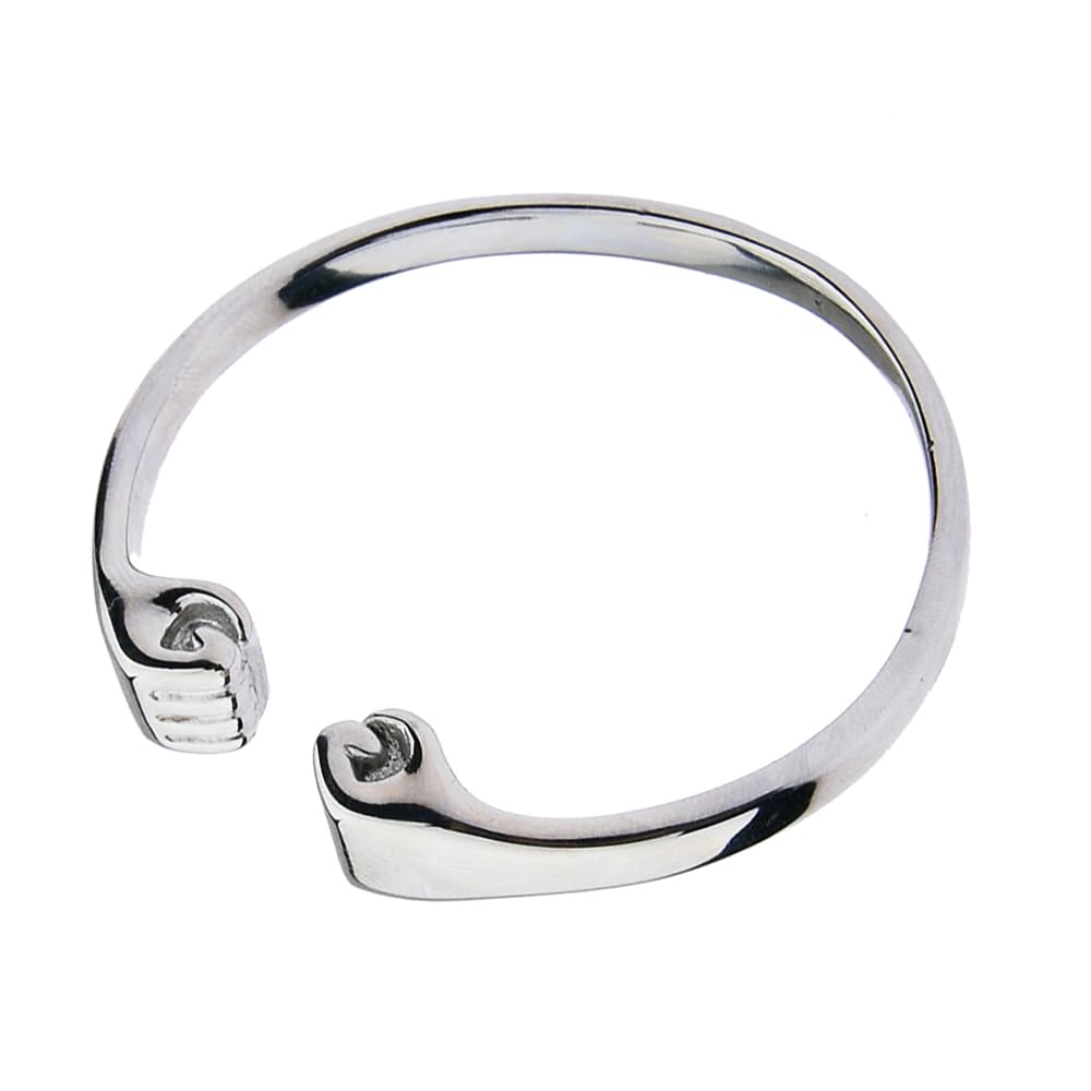 HeYie Men Bondage Scrotum Ring Penis Ring Stainless Steel Testicle Ring Glans Ring SM Penis Jewelry Delayed Ejaculation BDSM Toys Sex Scrotum Ring Erotic Games (Size : 45mm)