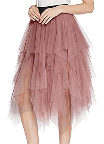 929 - Plus Size Women's A-Line Short Knee Length Tutu Tulle Wedding Prom Skirt