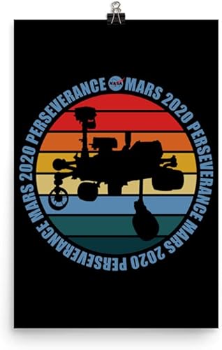 Vista 2 de Mars Perseverance Rover Marscopter Ingenuity Mars Landing Poster