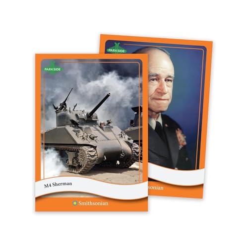 Parkside Curiosity Cards - Allies of WWII Collectible Trading Cards - 50 War History Flashcards - Smithsonian World War 2 Educational Flash Cards for Students, Teachers & Collectors - Made in USA