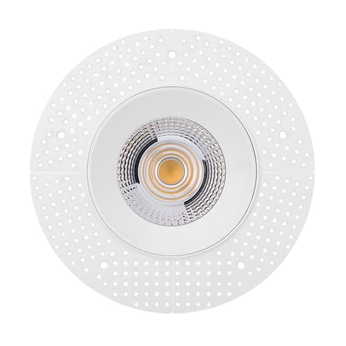 Maxxima 6 in. Trimless Ultra-Thin Recessed Anti-Glare LED Downlight Canless IC Rated 2000 Lumens 5 Color Temperature Selectable 2700K/3000K/3500K/4000K/5000K Dimmable 90 CRI 5 CCT Slim J-Box Included by Maxxima - Image 2