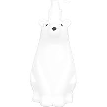 Refillable Polar Bear Hair Care Dispenser Bottles   Durable Pump Mechanism, Eco-friendly PP & PE Material, Perfect for Bathroom, Shower, and Toiletlarge