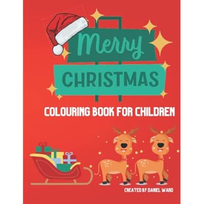 Merry Christmas Colouring Book For Children