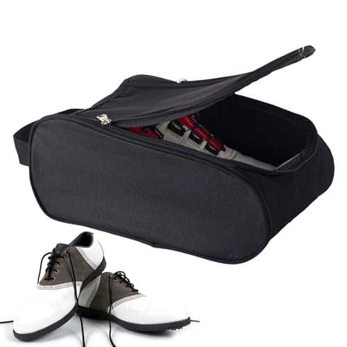 Bolsa de zapatos de golf - Almacenamiento de zapatos portátiles con manija y ventilación | Organizador de zapatos de viaje para deportes y gimnasio, bolsa de accesorios de golf transpirable para hombr