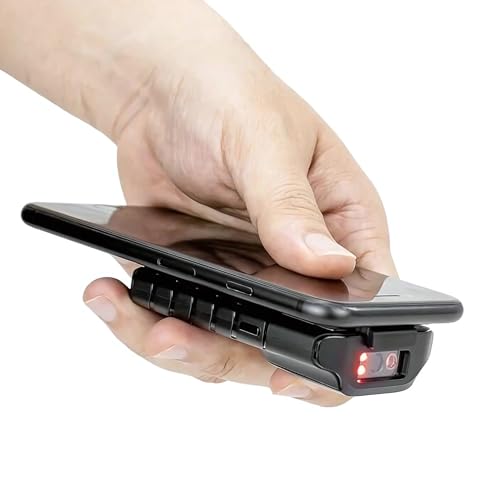 Leitor de Código de Barras Sem fio Bluetooth 1d 2d Portátil para IOS, Android, Windows e MacOS