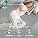 Bedsure Spannbettlaken 160x200cm Boxspringbett Topper - Polyester Mikrofasermaterial Bettlaken 160x200 cm für Matratzenhöhe bis 30 cm, weiches Spannbetttuch Leintuch, Hellgrau